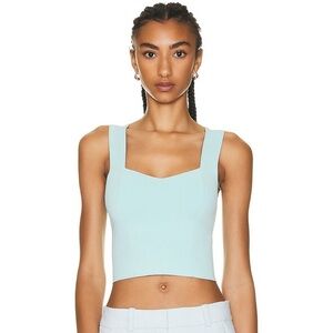 A.L.C. Light Blue Crop Top